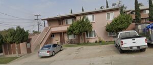 Painting muilt-family apartment building in San Diego before2
