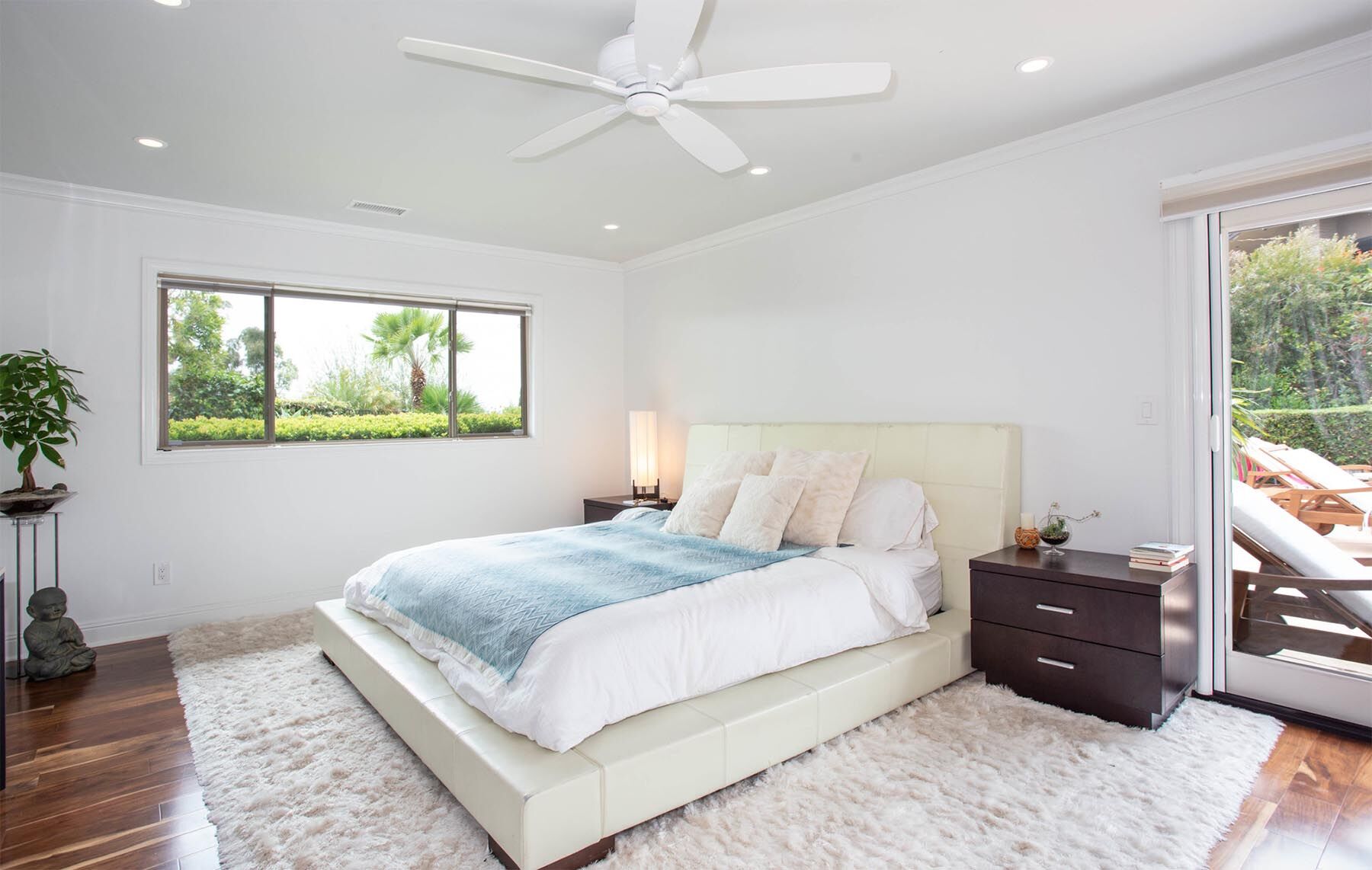 white interior painting project, la jolla guest bedroom, ron rice painting, 1800x1142 Interior Painting Services in North Park