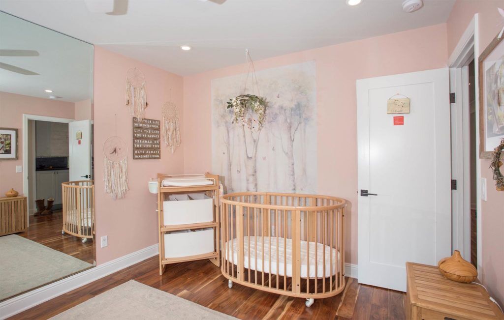 pink interior painting in baby girl nursery, ron rice painting san diego, 1800x1144, ALT pink-in-baby-girl-nursery-ron-rice-painting-san-diego