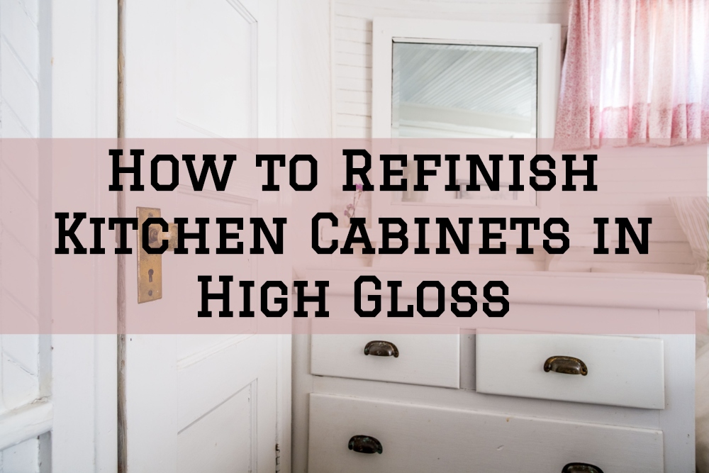 How to Refinish Kitchen in High Gloss Ron Rice Painting